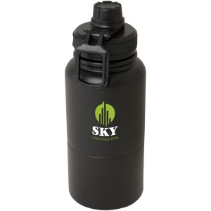 Bouteille de sport Dupeca de 840 ml avec isolation en acier inoxydable certifiée RCS 5