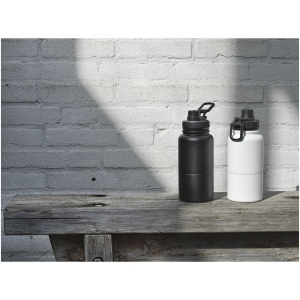 Bouteille de sport Dupeca de 840 ml avec isolation en acier inoxydable certifiée RCS 9