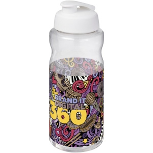 Bouteille de sport H2O Active® Base Pure de 1 L à couvercle rabattable 24