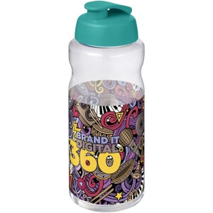 Bouteille de sport H2O Active® Base Pure de 1 L à couvercle rabattable 18