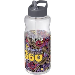 Bouteille de sport H2O Active® Big Base de 1 litre avec couvercle à bec verseur 21