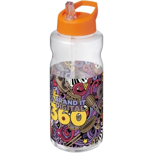 Bouteille de sport H2O Active® Big Base de 1 litre avec couvercle à bec verseur 22