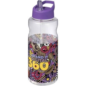Bouteille de sport H2O Active® Big Base de 1 litre avec couvercle à bec verseur 23