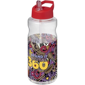 Bouteille de sport H2O Active® Big Base de 1 litre avec couvercle à bec verseur 24