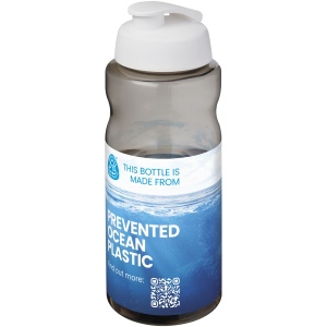 Bouteille de sport H2O Active® Eco Big Base de 1 litre à couvercle rabattable 21