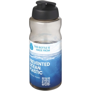Bouteille de sport H2O Active® Eco Big Base de 1 litre à couvercle rabattable 23