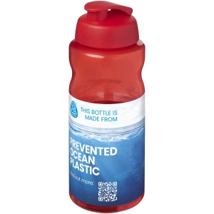 Bouteille de sport H2O Active® Eco Big Base de 1 litre à couvercle rabattable 25