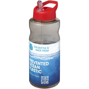 Bouteille de sport H2O Active® Eco Big Base de 1 litre avec couvercle à bec verseur 22