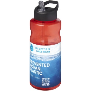 Bouteille de sport H2O Active® Eco Big Base de 1 litre avec couvercle à bec verseur 24