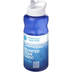 Bouteille de sport H2O Active® Eco Big Base de 1 litre avec couvercle à bec verseur 18