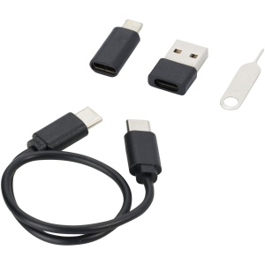 Câble de recharge modulaire en plastique recyclé Savvy avec support de téléphone 14
