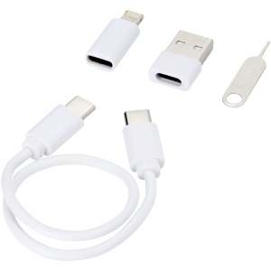 Câble de recharge modulaire en plastique recyclé Savvy avec support de téléphone 15