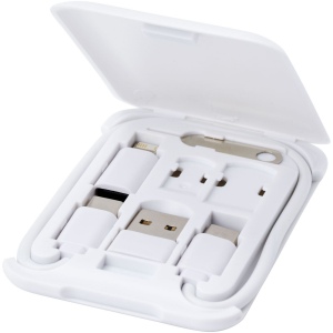 Câble de recharge modulaire en plastique recyclé Savvy avec support de téléphone 3