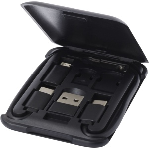 Câble de recharge modulaire en plastique recyclé Savvy avec support de téléphone 2