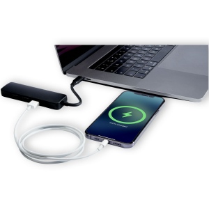 Adaptateur multimédia en plastique recyclé Loop RCS USB 2.0-3.0 avec port HDMI 6
