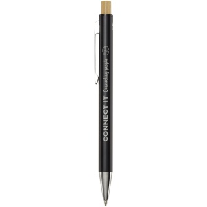 Stylo bille en aluminium recyclé Cyrus (encre bleue) 6