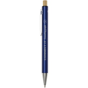 Stylo bille en aluminium recyclé Cyrus (encre bleue) 7