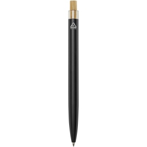 Stylo bille en aluminium recyclé Nooshin (encre noire) 12