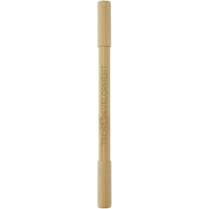 Stylo duo en bambou Samambu (encre bleue) 4