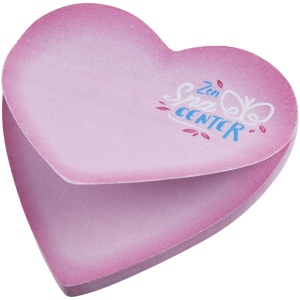Post-its recyclés Sticky-Mate® en forme de cœur 4