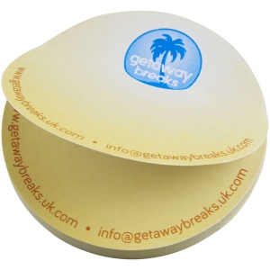 Post-its recyclés Sticky-Mate® en forme de cercle 4