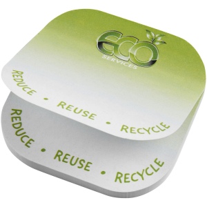 Notes adhésives recyclées Sticky-Mate® de forme carrée avec coins arrondis 4