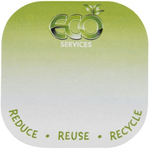Notes adhésives recyclées Sticky-Mate® de forme carrée avec coins arrondis 6