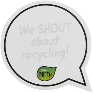 Post-its recyclés Sticky-Mate® en forme de bulles 6