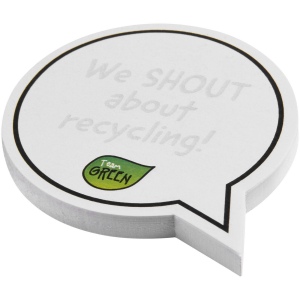 Post-its recyclés Sticky-Mate® en forme de bulles 2