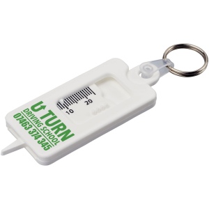 Porte-clés Kym recyclé vérificateur de structures de pneu 10