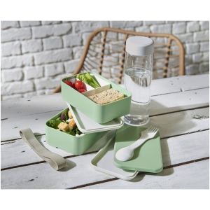 Boite repas 700+700 ml MIYO Renew à deux blocs 77