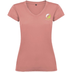 T-shirt Victoria à col en V et manches courtes pour femme 15