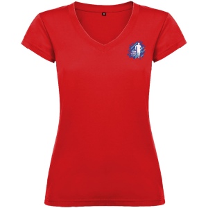 T-shirt Victoria à col en V et manches courtes pour femme 21