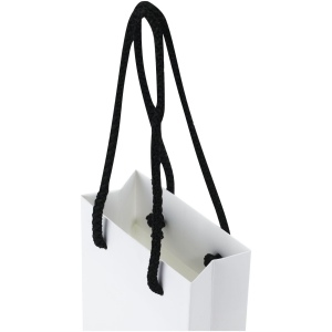 Sac en papier 170 g/m2 intégra fait à la main avec poignées torsadées en plastique, 9,5 x 4 x 17 cm 12
