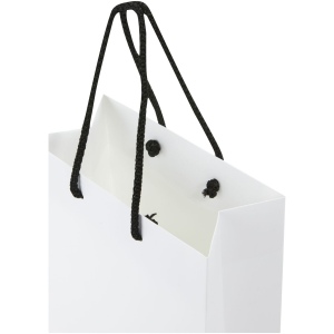 Sac en papier 170 g/m2 intégra fait à la main avec poignées torsadées en plastique, 18 x 9 x 23 cm 12