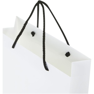 Sac en papier 170 g/m2 intégra fait à la main avec poignées torsadées en plastique, 24 x 9 x 36 cm 12