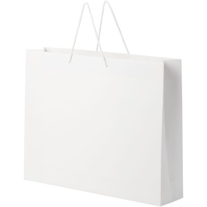 Sac en papier 170 g/m2 integra fait à la main avec poignées torsadées en plastique, 45 x 10 x 35 cm 8