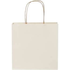 Sac en papier fabriqué à partir d déchets agricoles 150 g/m2 avec poignées torsadées, 24 x 9 x 24 cm 4