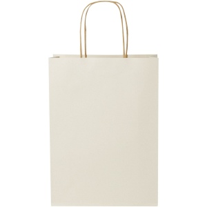 Sac en papier fabriqué à partir de déchets agricoles 150 g/m2 avec poignées torsadées, 24 x 9 x 32 cm 4