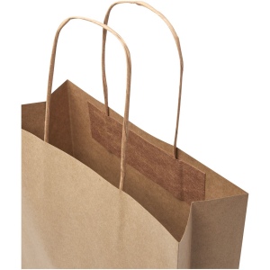 Sac en papier Kraft 120 g/m2 avec poignées torsadées, 24 x 9 x 32 cm 12