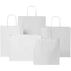 Sac en papier Kraft 120 g/m2avec poignées torsadées, 31 x 12 x 25 cm 15