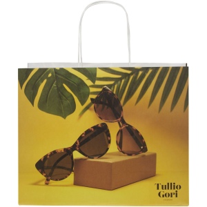 Sac en papier Kraft 120 g/m2avec poignées torsadées, 31 x 12 x 25 cm 5