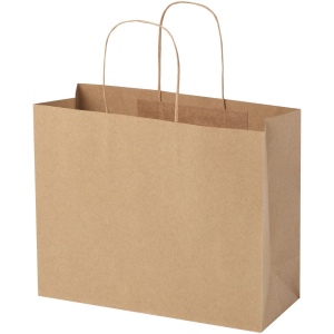 Sac en papier Kraft 120 g/m2avec poignées torsadées, 31 x 12 x 25 cm 8