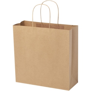 Sac en papier Kraft 120 g/m2avec poignées torsadées, 31 x 12 x 31 cm 8