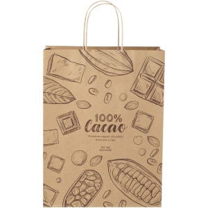 Sac en papier Kraft 120 g/m2avec poignées torsadées, 31 x 12 x 41 cm 4
