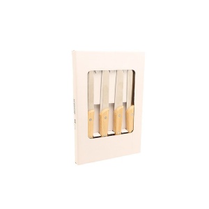 Set de 4 couteaux de table 'Alta', bambou 7