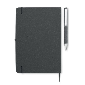 Carnet en cuir recyclé et stylo - ELEGANOTE 4