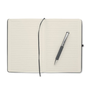 Carnet en cuir recyclé et stylo - ELEGANOTE 6