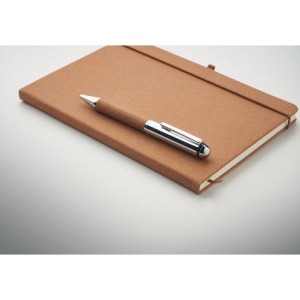 Carnet en cuir recyclé et stylo - ELEGANOTE 9