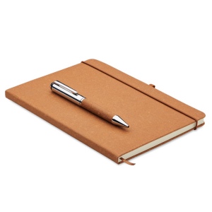 Carnet en cuir recyclé et stylo - ELEGANOTE 3